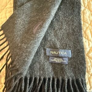 Nautica Charcoal Lambs Wool Scarf